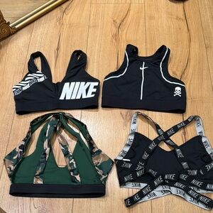 Four Nike Sports Bra Set - all 4 included